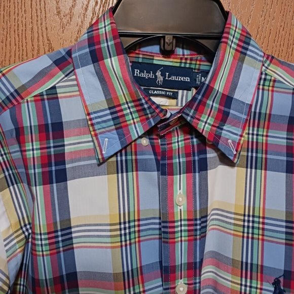 Polo (Ralph Lauren)-(Plaid)-(Size M) -(Pre-owned)-(Dry Cleaned)-$30.00 - Picture 4 of 4